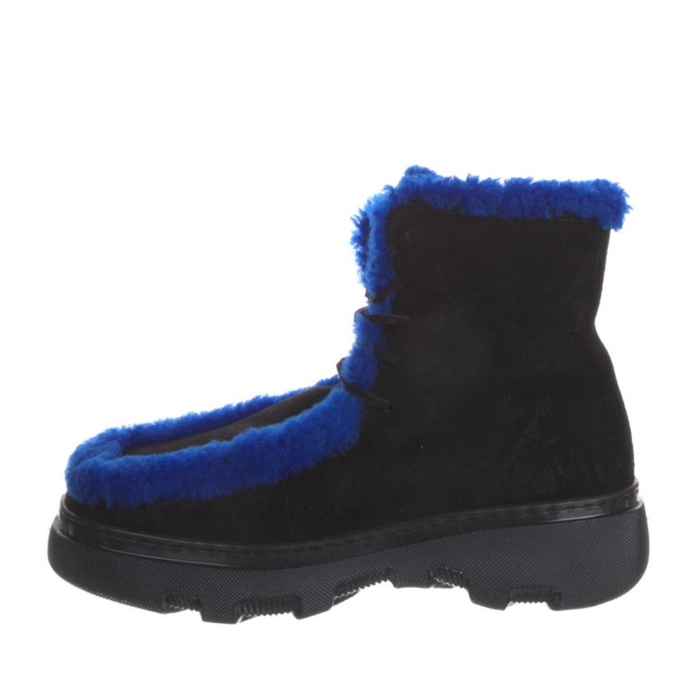 Burberry Suede Lug Boots